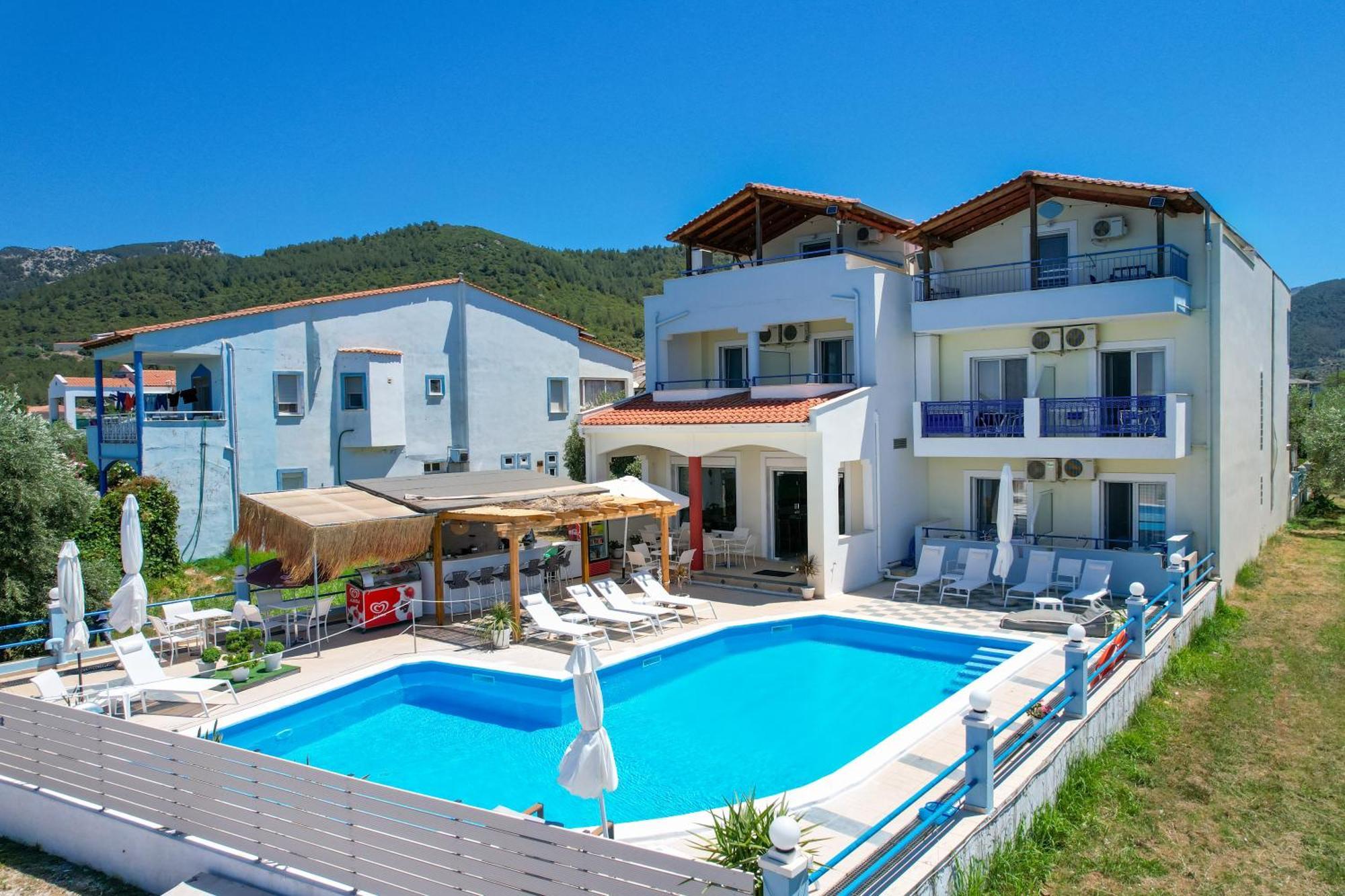 Golden Sunset Hotel Skala Rachoni  Buitenkant foto